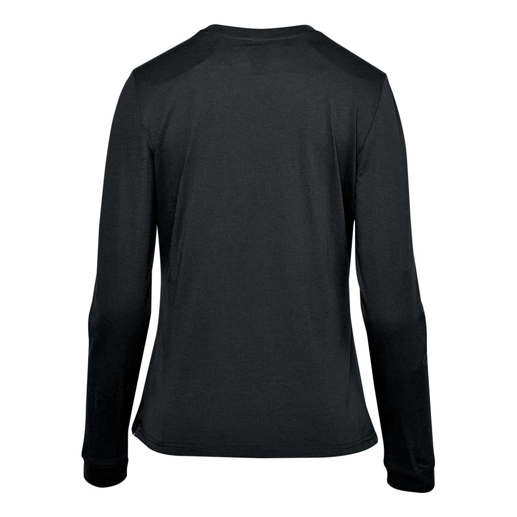 Women's Settebello L/S Tee - Black - Back