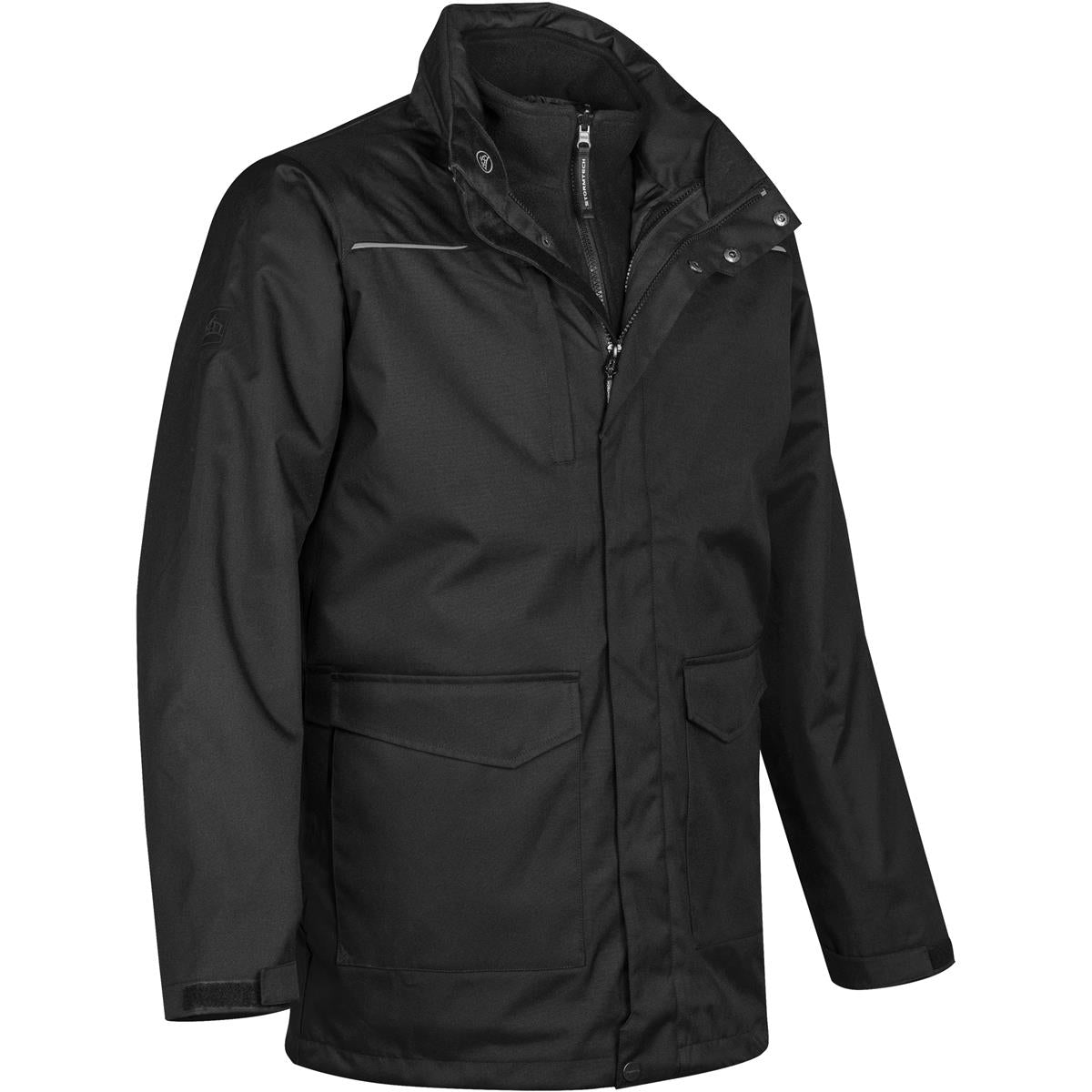 Men's Vortex HD 3-In-1 Parka - Black - Back