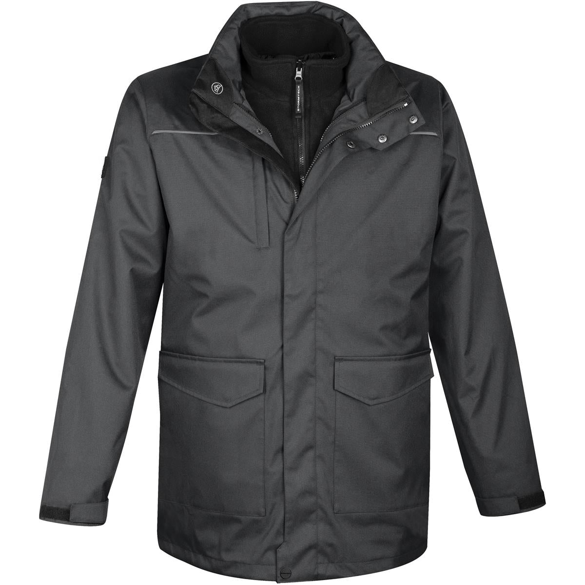 Men's Vortex HD 3-In-1 Parka - Granite - Front