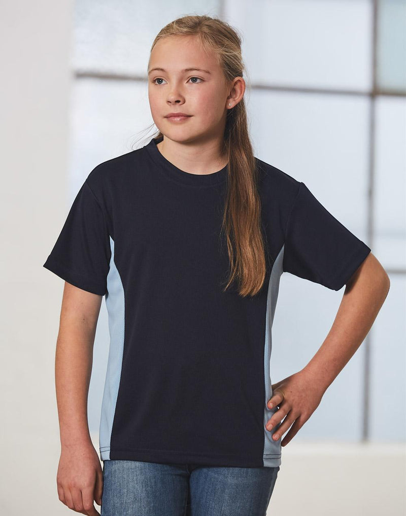 Winning Spirit kids cooldry S/S contrast tee TS12K