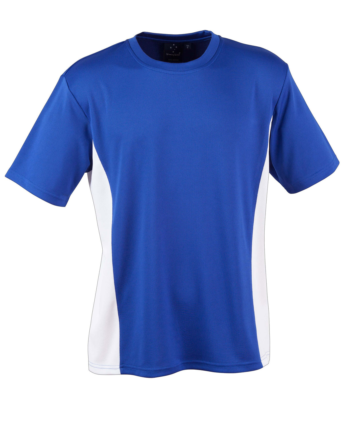 kids cooldry S/S contrast tee - TS12K - Royal / White