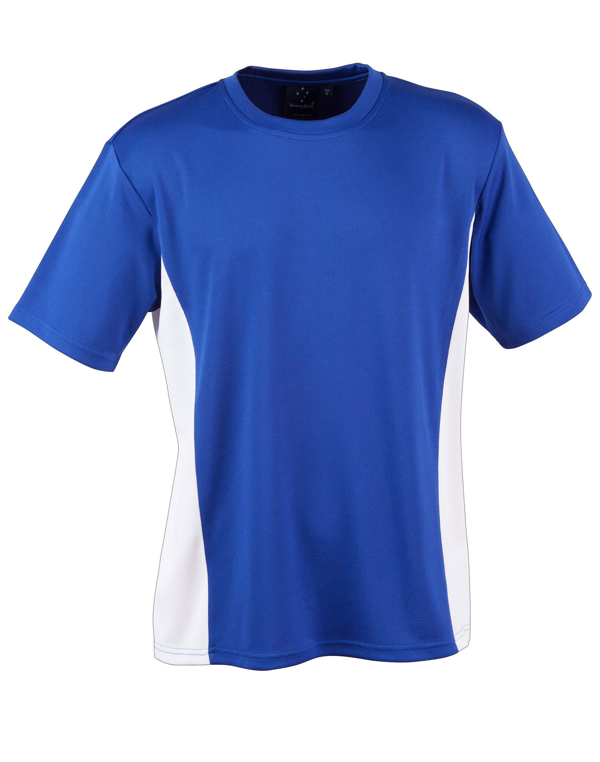 CoolDry short sleeve contrast tee - TS12 - Royal / White
