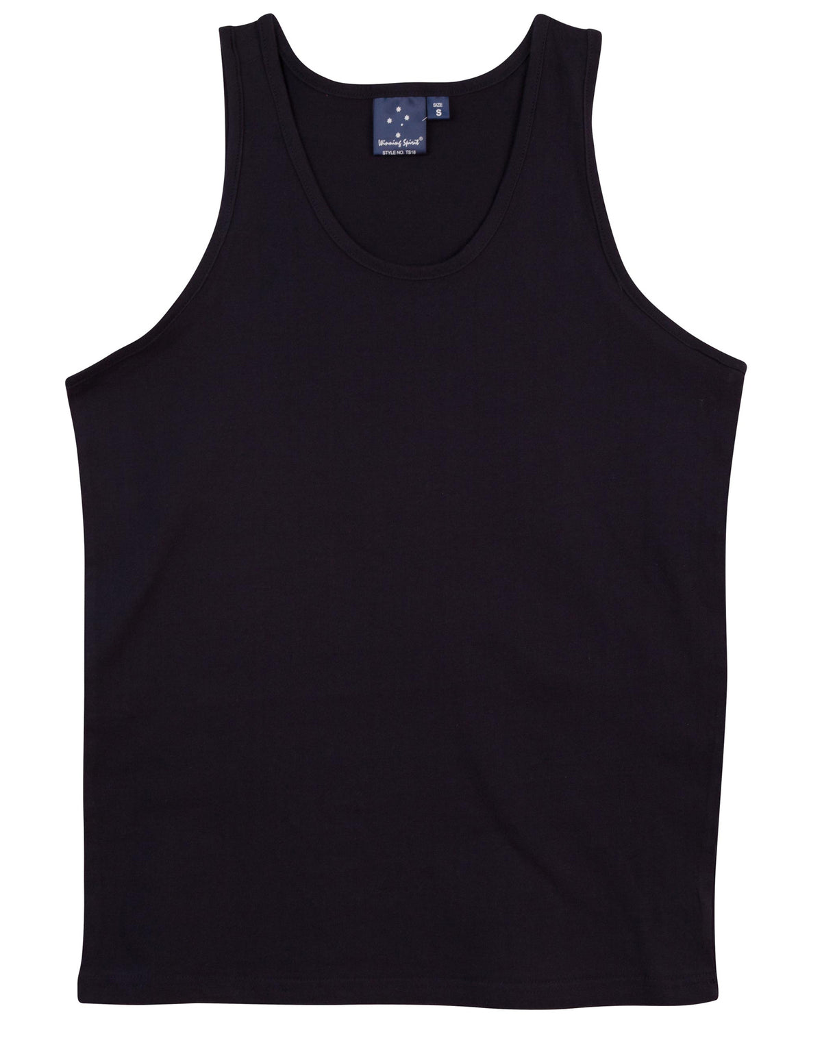 Men's cotton singlet - TS18 - Navy