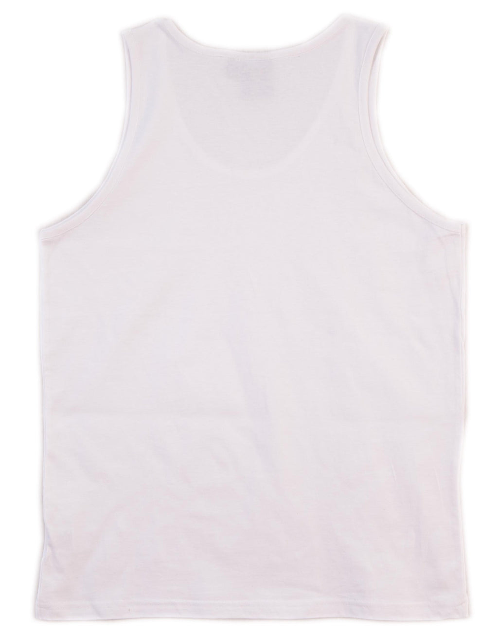 Trainer's Cotton Singlet Men's - White - Back