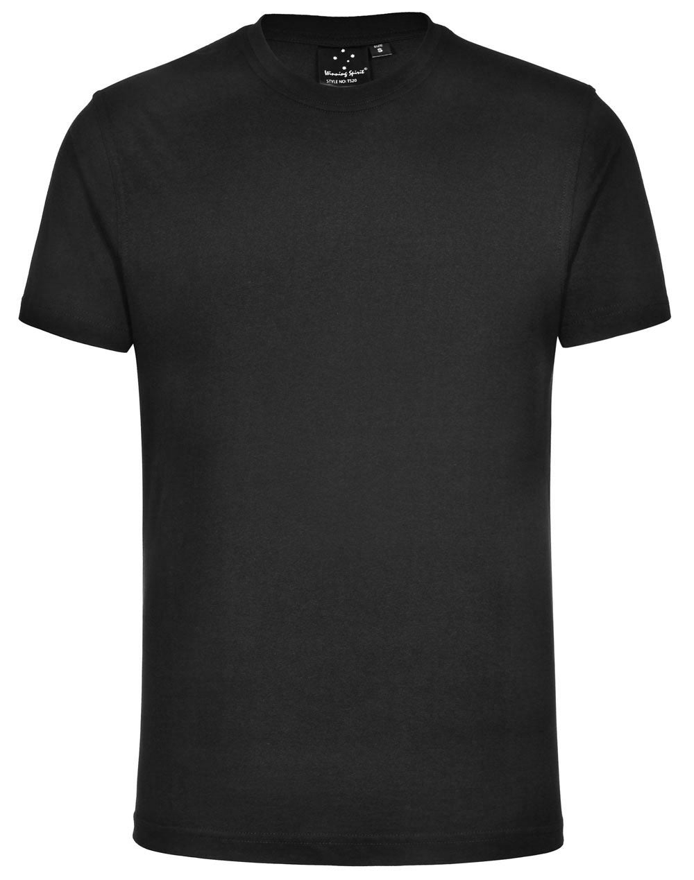 155gsm Unisex Cotton Tee - TS20 - Black