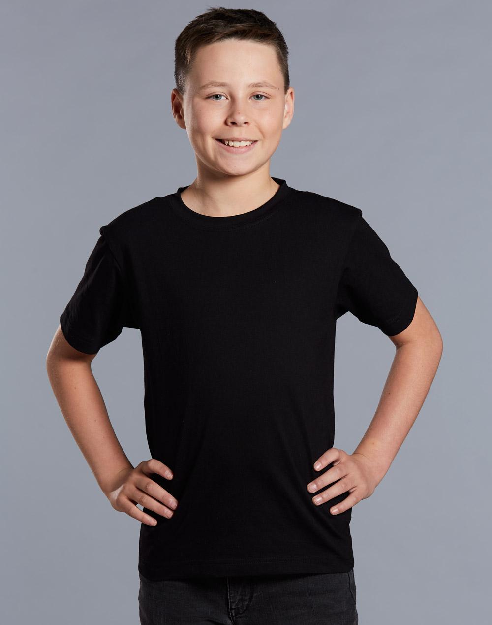 Winning Spirit Kid's Cotton Semi Fitted Tee TS37K