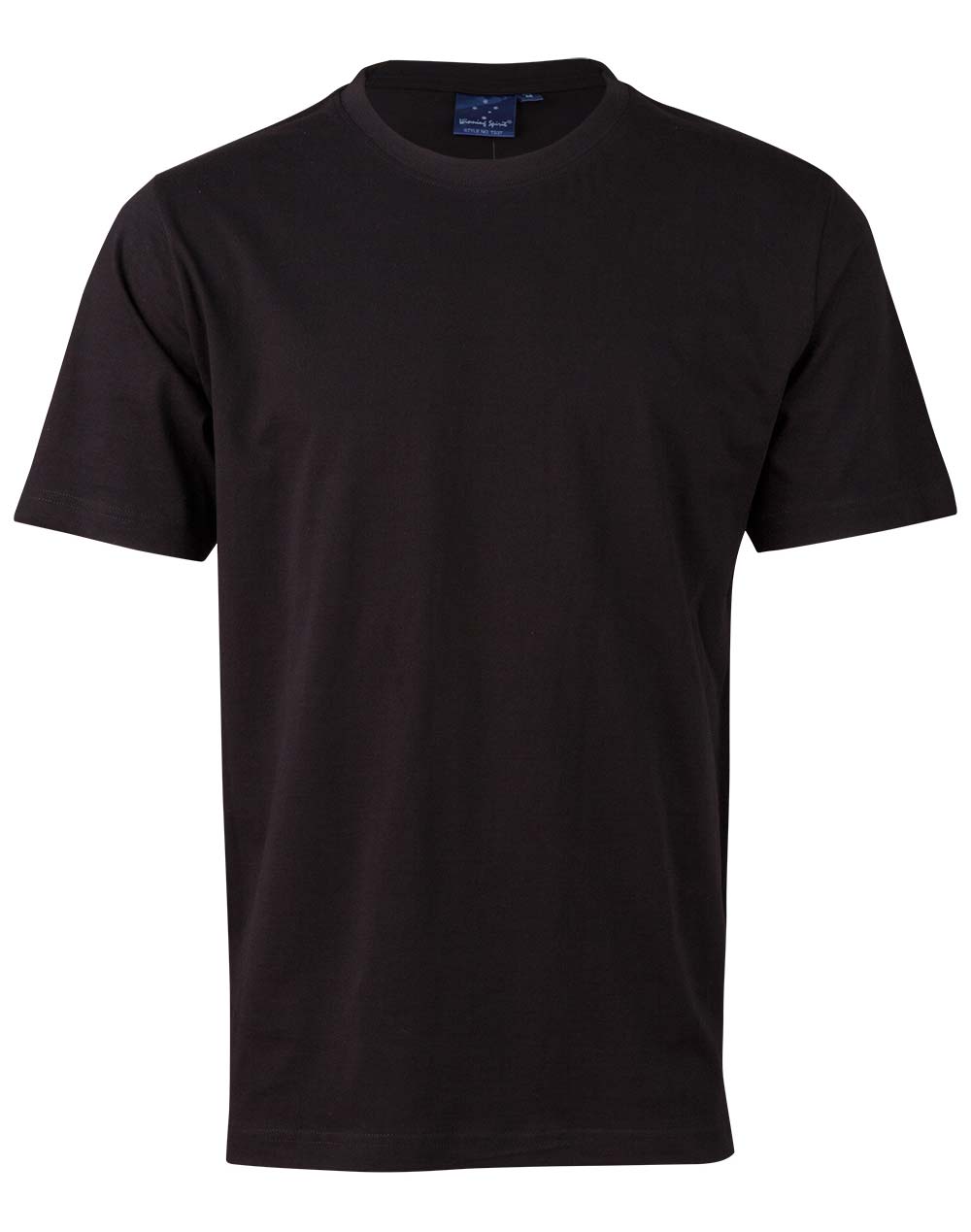 Kid's Cotton Semi Fitted Tee - TS37K - Black