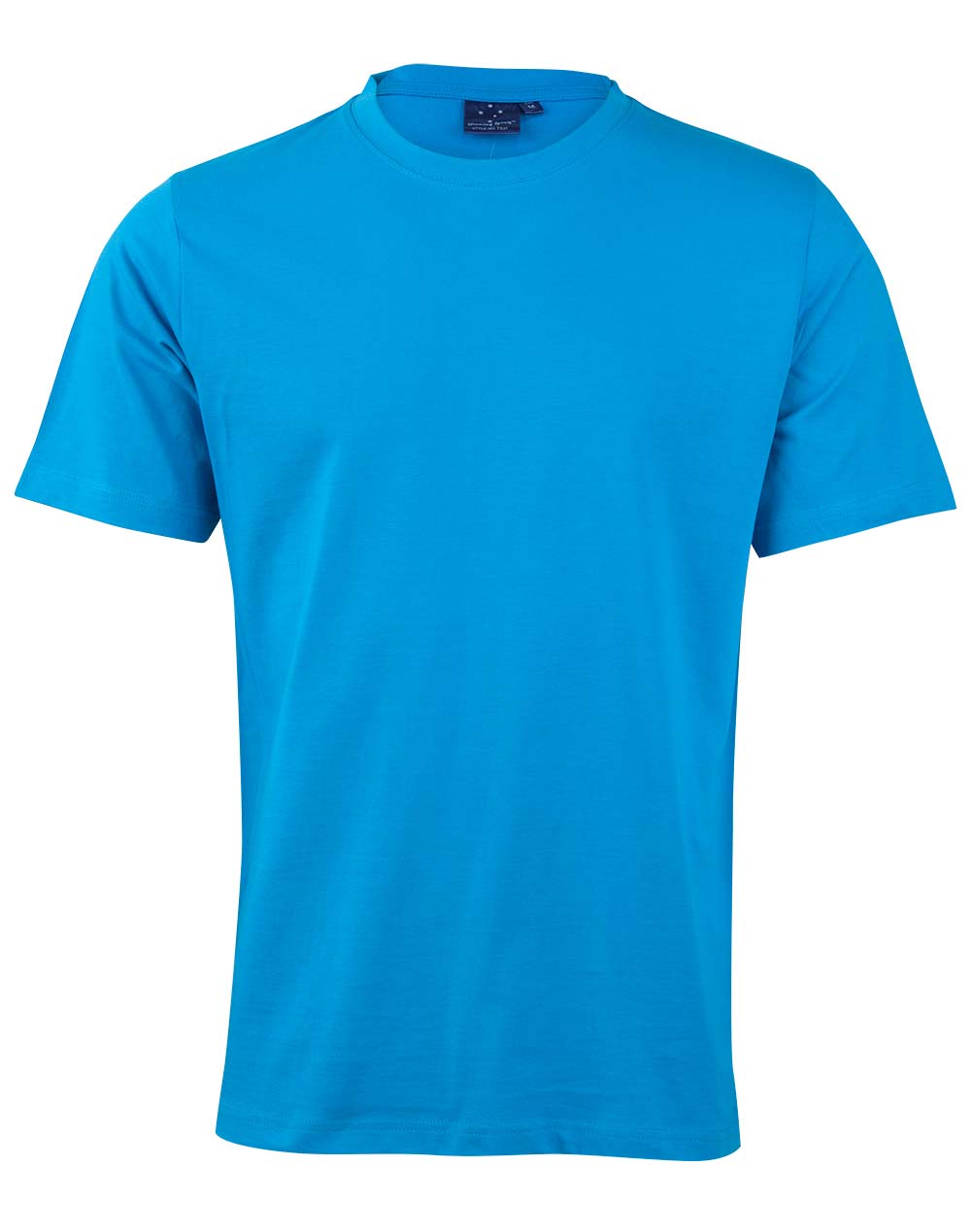 Kid's Cotton Semi Fitted Tee - TS37K - Cyan