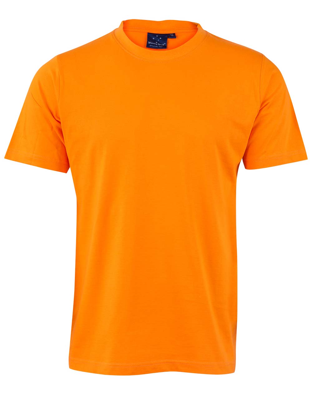 Kid's Cotton Semi Fitted Tee - TS37K - Fluoro Orange