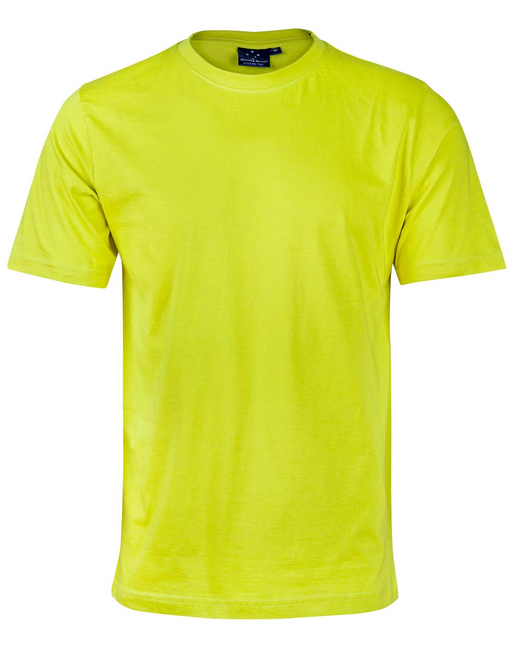 Kid's Cotton Semi Fitted Tee - TS37K - Fluoro Yellow