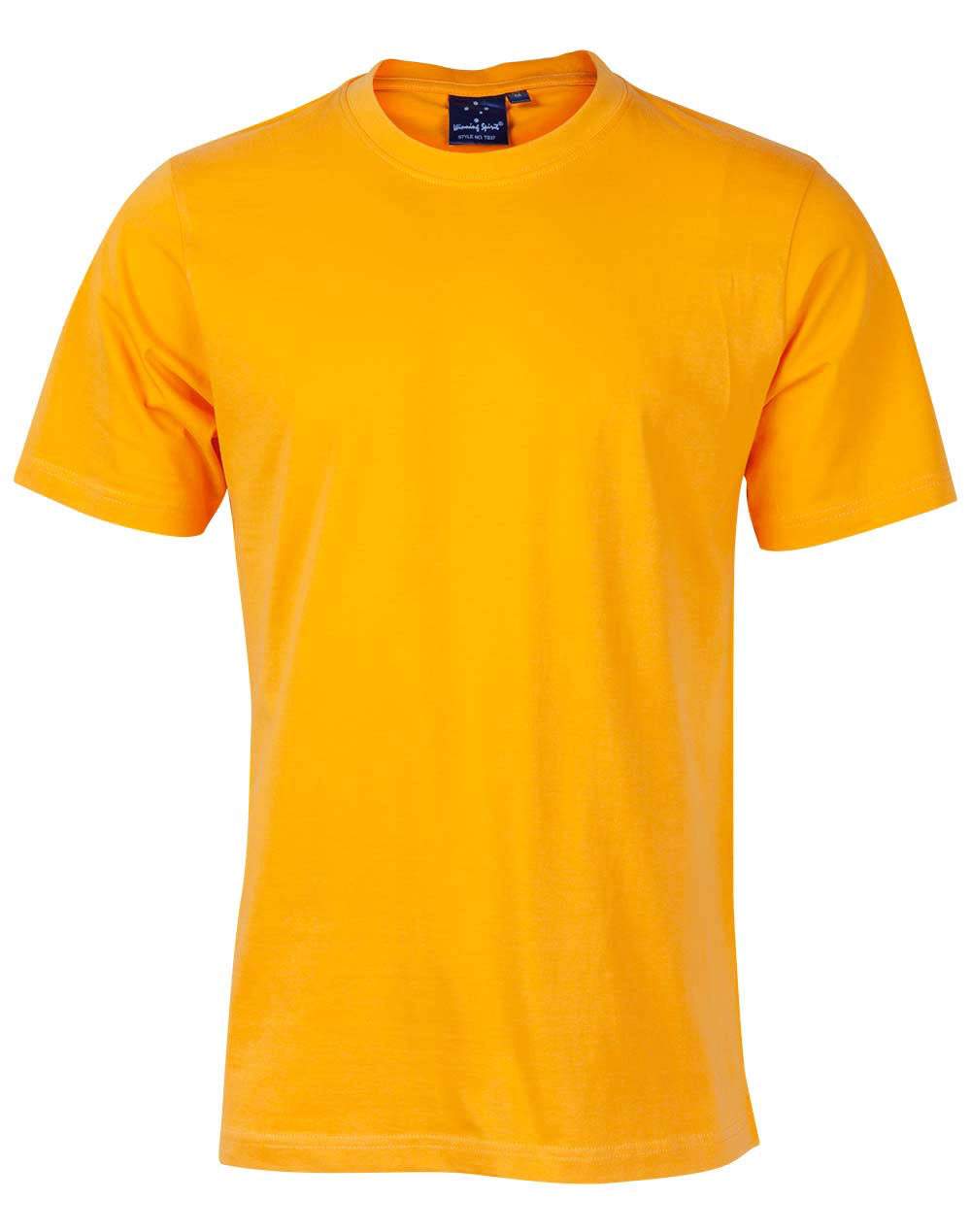 Kid's Cotton Semi Fitted Tee - TS37K - Gold
