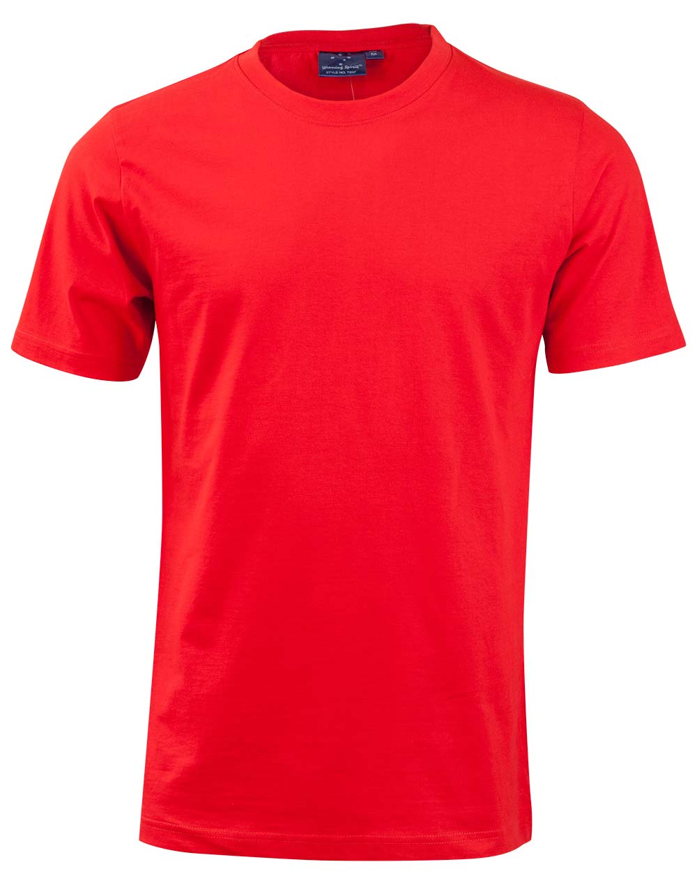 Kid's Cotton Semi Fitted Tee - TS37K - Red