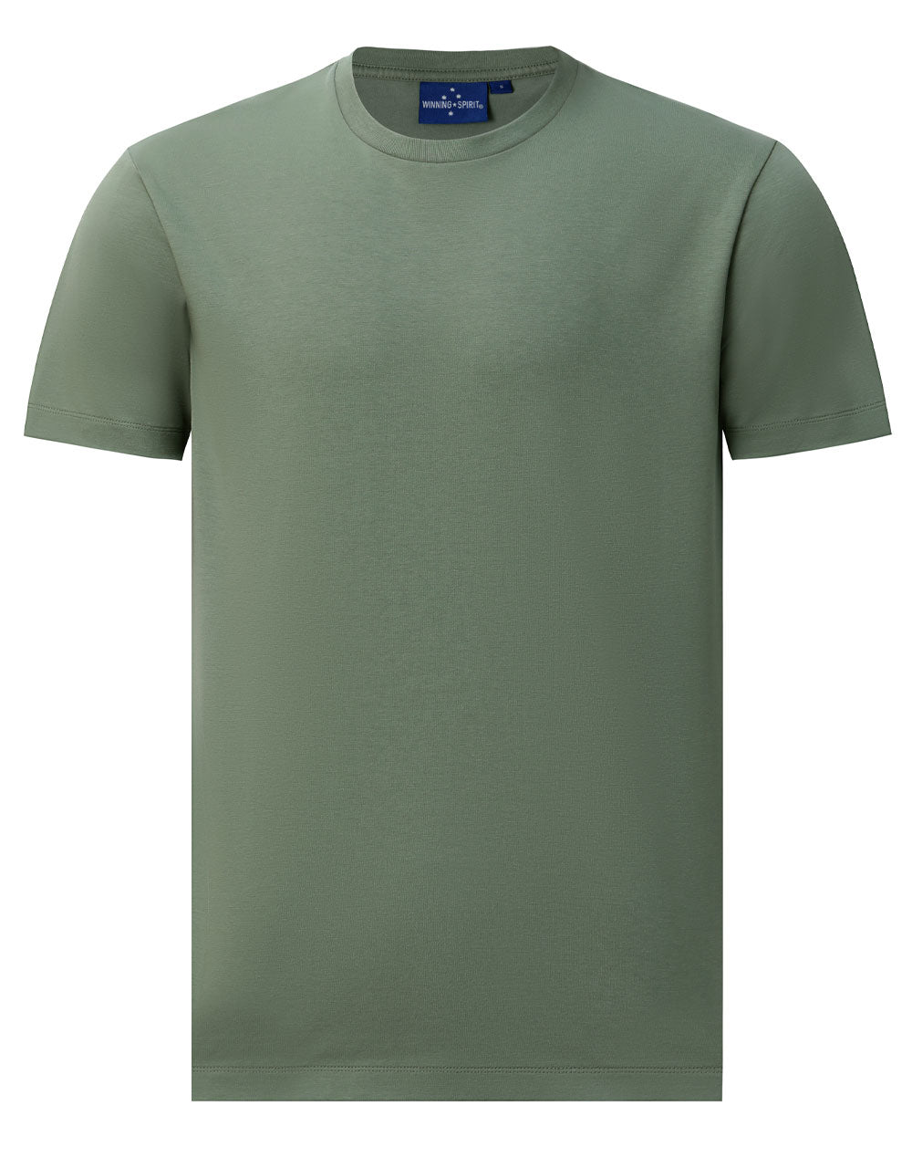 Men's Premium Cotton Face S/S Tee Shirt - TS43 - Mineral Green