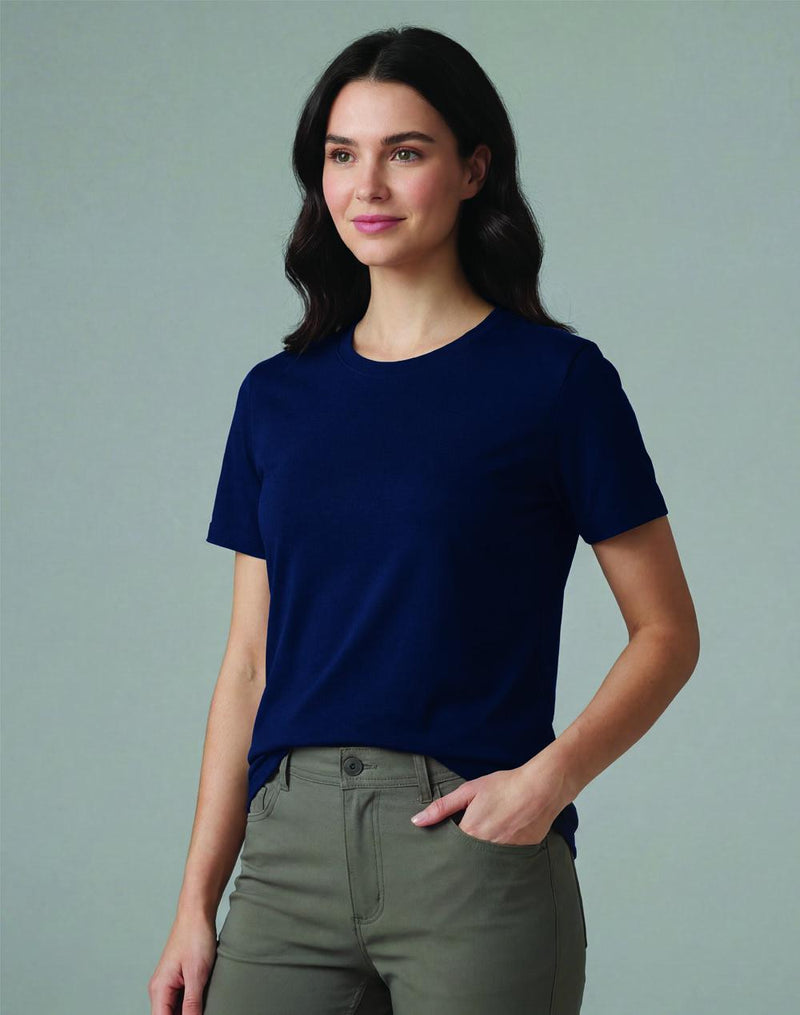 Winning Spirit Ladies' Premium Cotton Face S/S Tee Shirt TS44