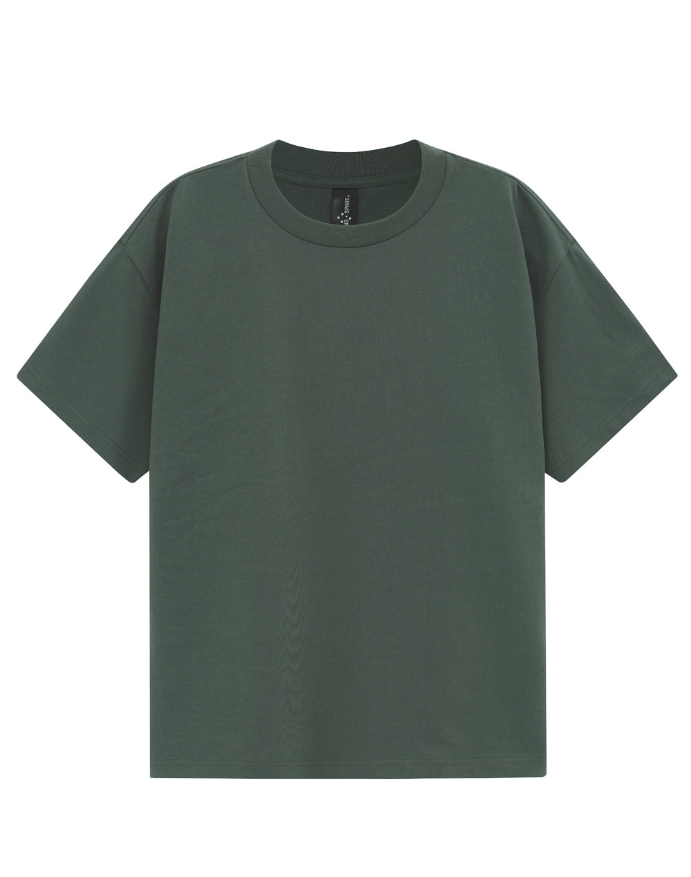Unisex Heavy Cotton Oversized Tee - Army Green - View