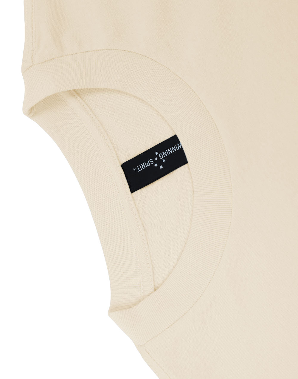 Unisex Heavy Cotton Oversized Tee - Natural - View