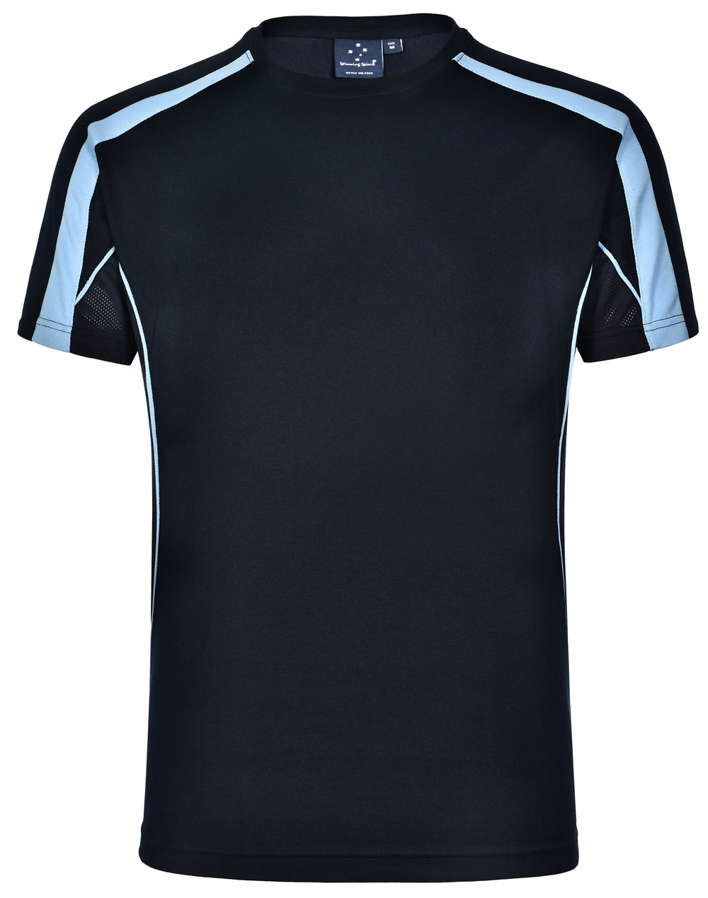 Men's Truedry Fashion S/S T-shirt - TS53 - Navy / Skyblue