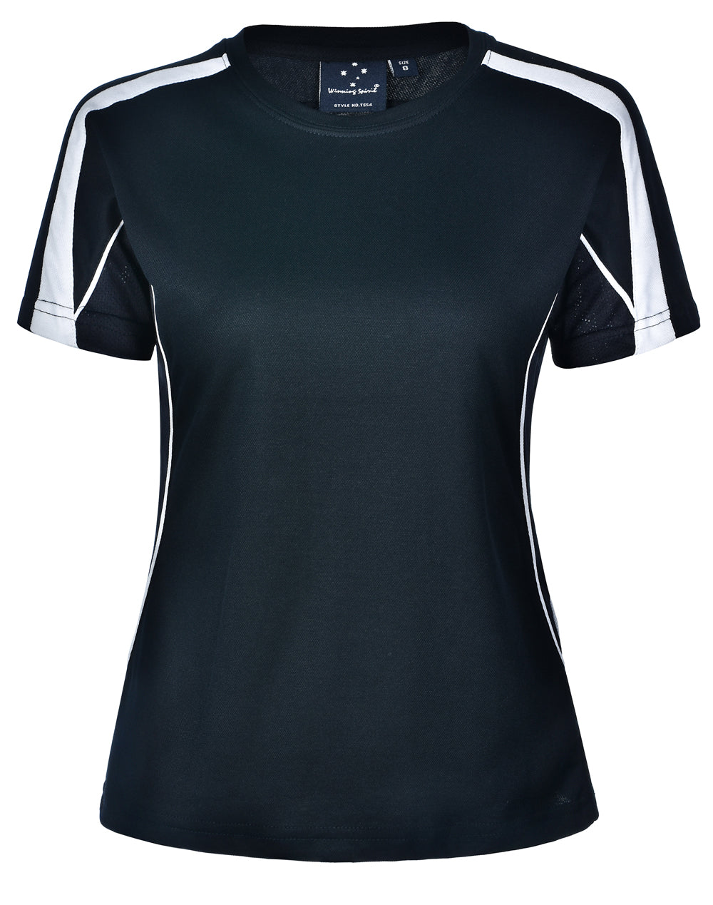 Ladies' Truedry Fashion S/S T-shirt - TS54 - Navy / White