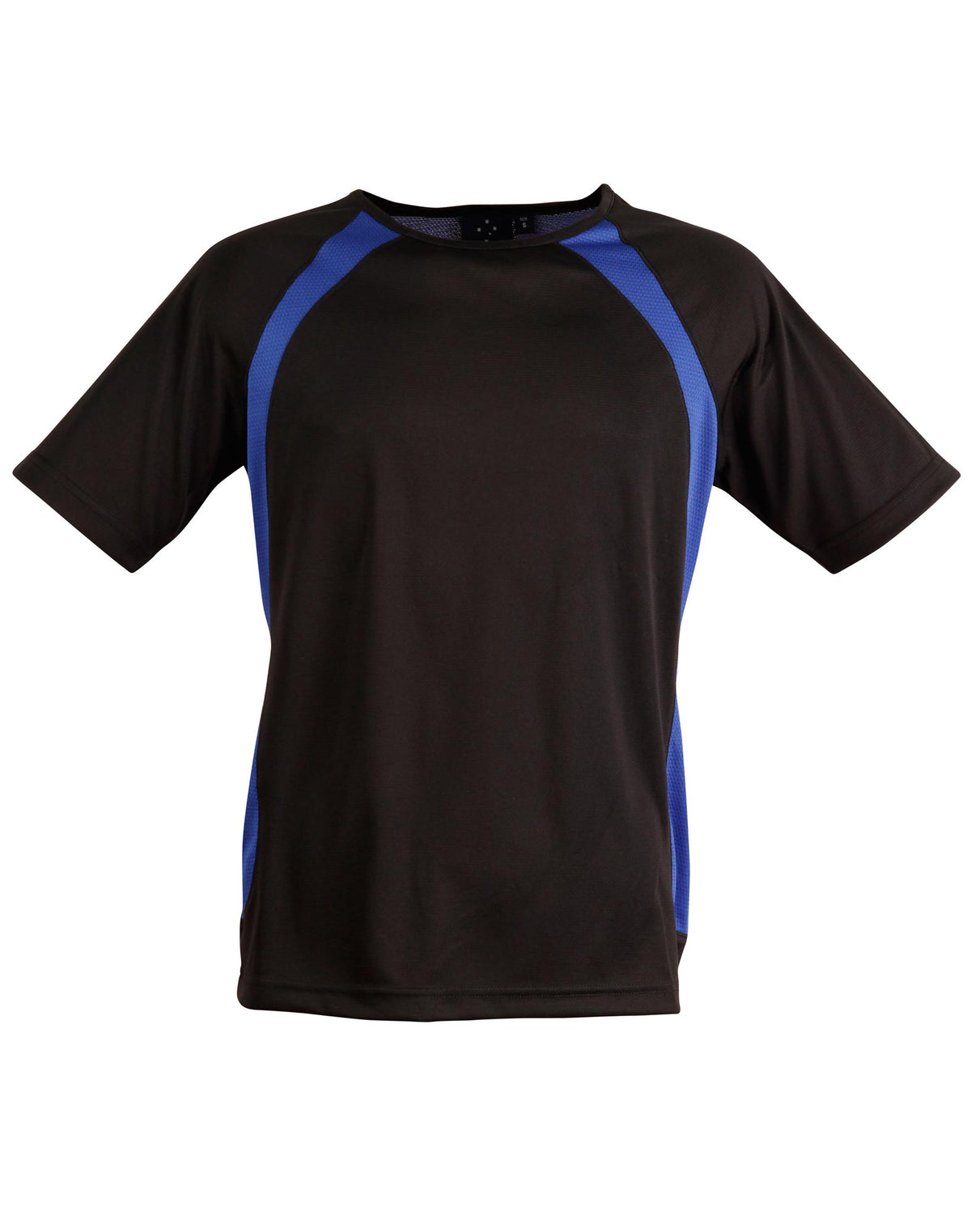 Men's Premier Tee Shirt - TS71 - Black / Royal