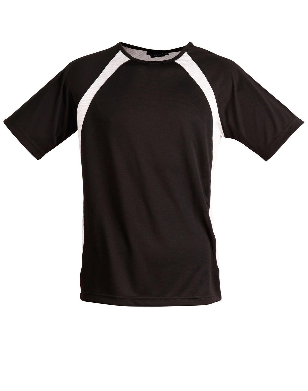 Men's Premier Tee Shirt - TS71 - Black / White