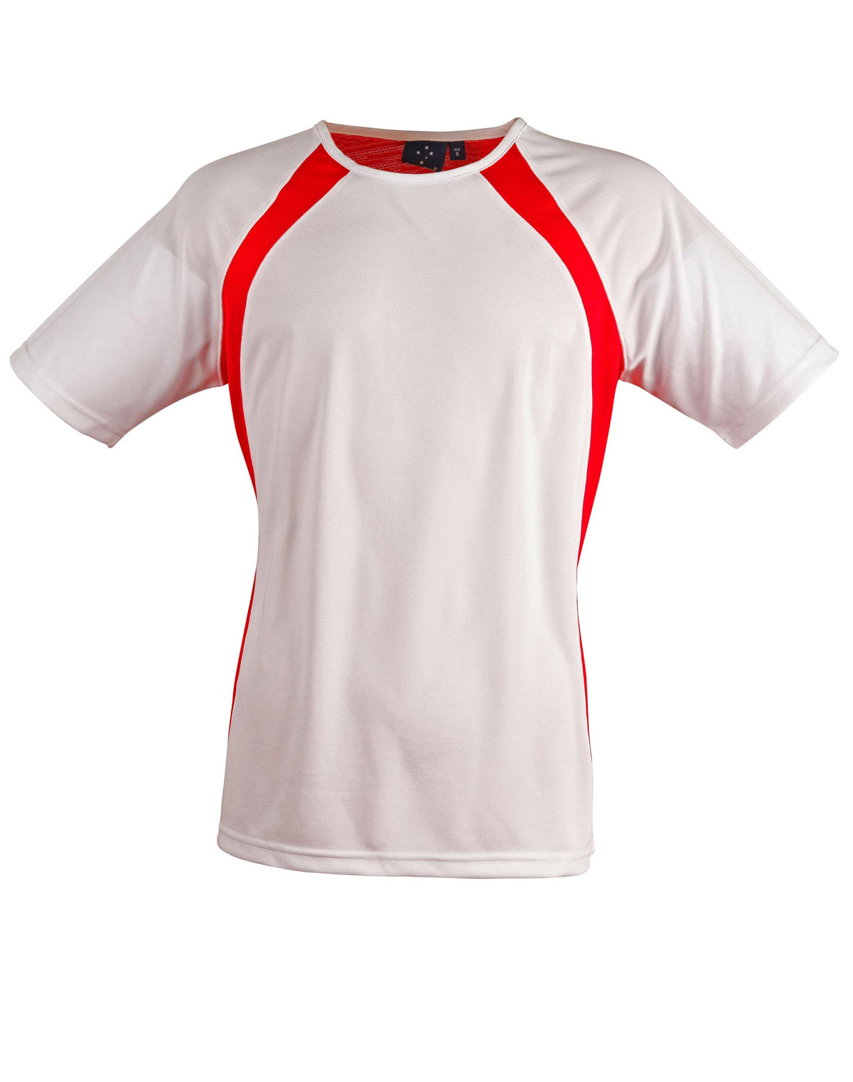 Men's Premier Tee Shirt - TS71 - White / Red