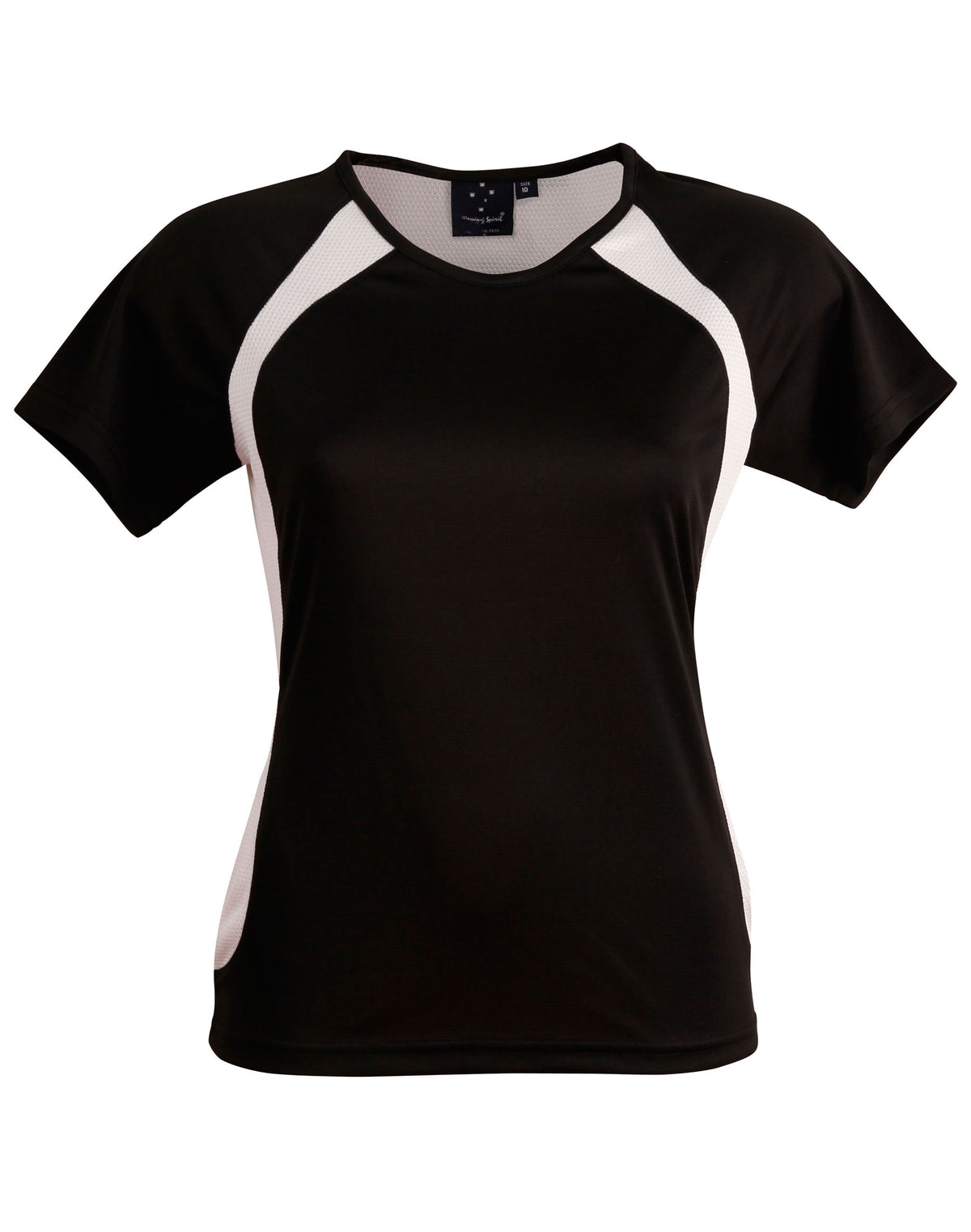 Ladies' Premier Tee Shirt - TS72 - Black / White