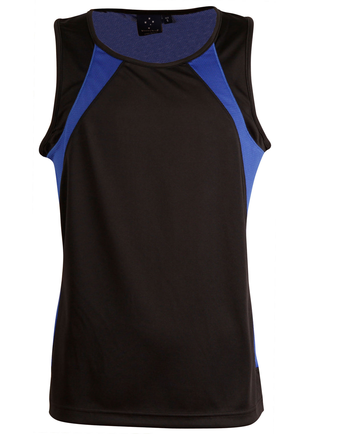 Men's Sprint Singlet - TS73 - Black / Royal