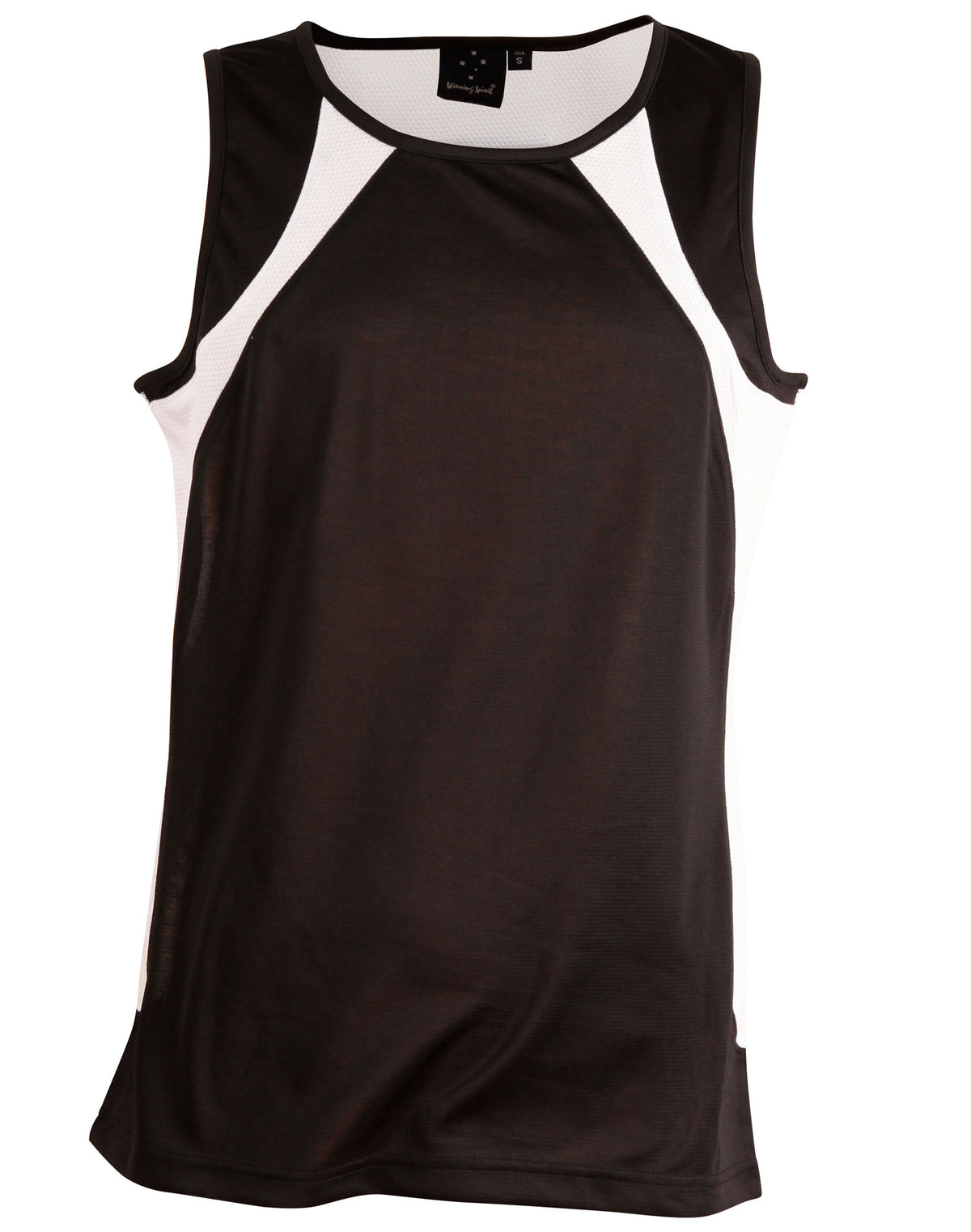 Men's Sprint Singlet - TS73 - Black / White