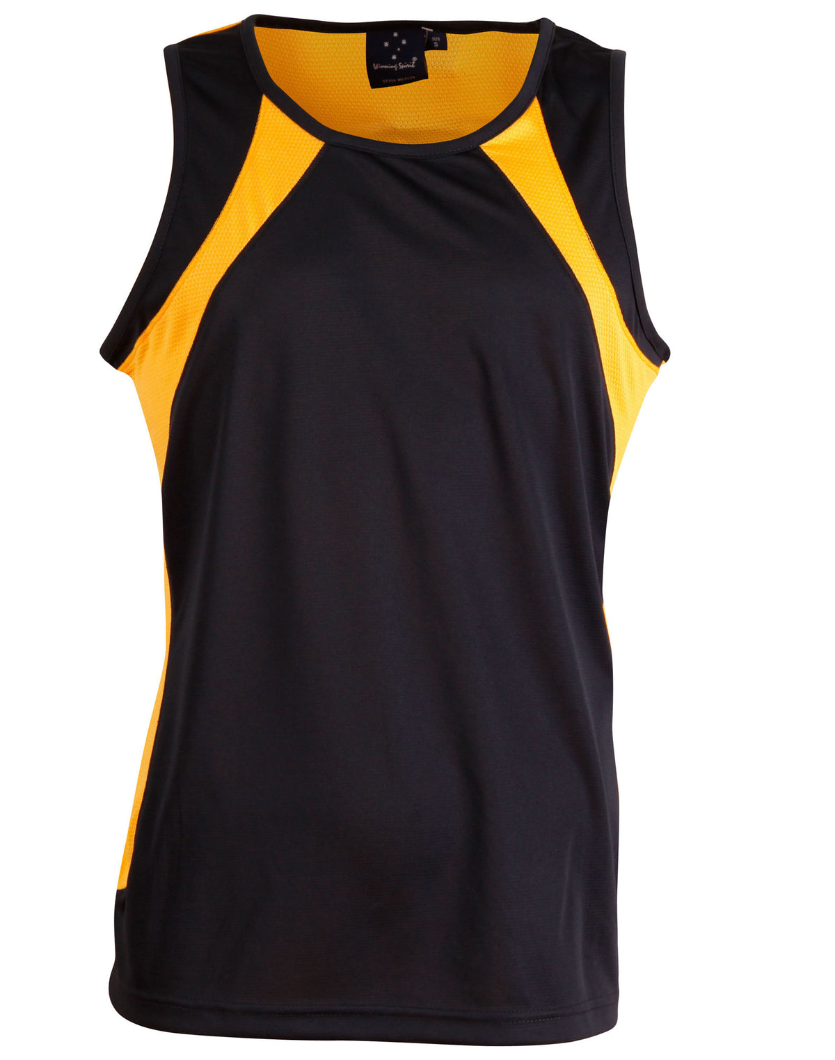 Men's Sprint Singlet - TS73 - Navy / Gold
