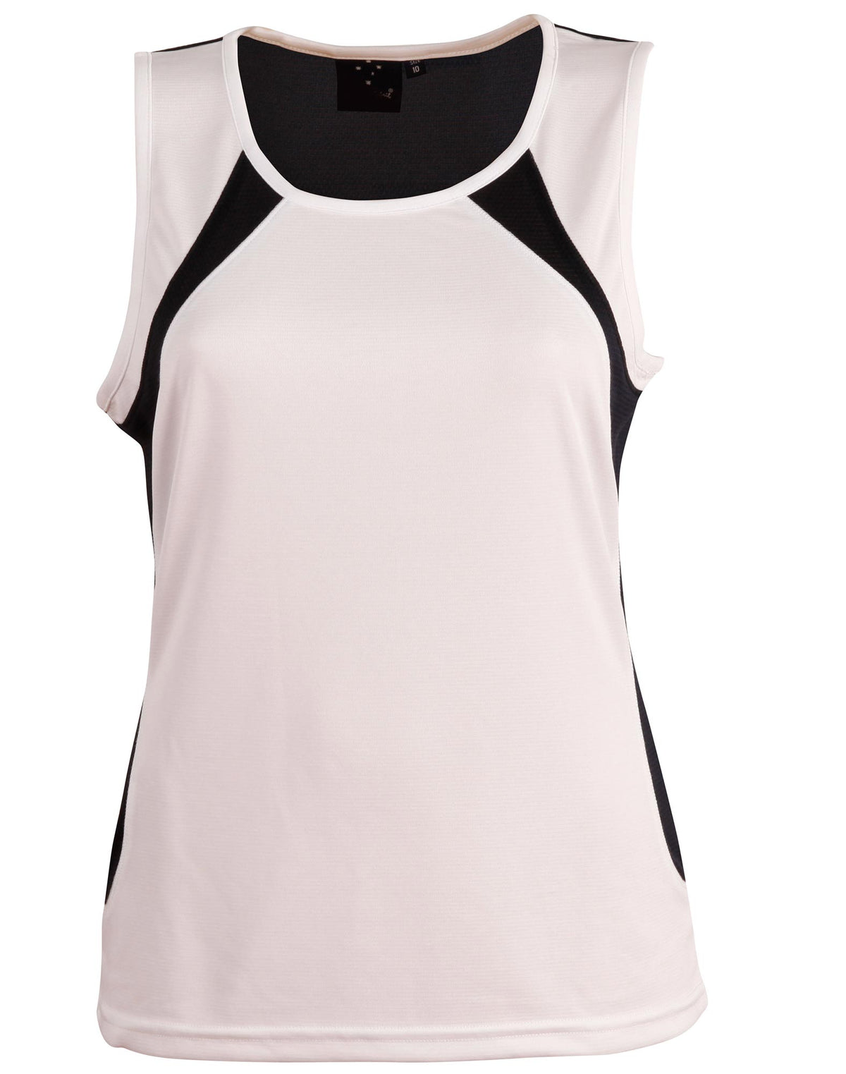 Ladies' Sprint Singlet - TS74 - White / Navy