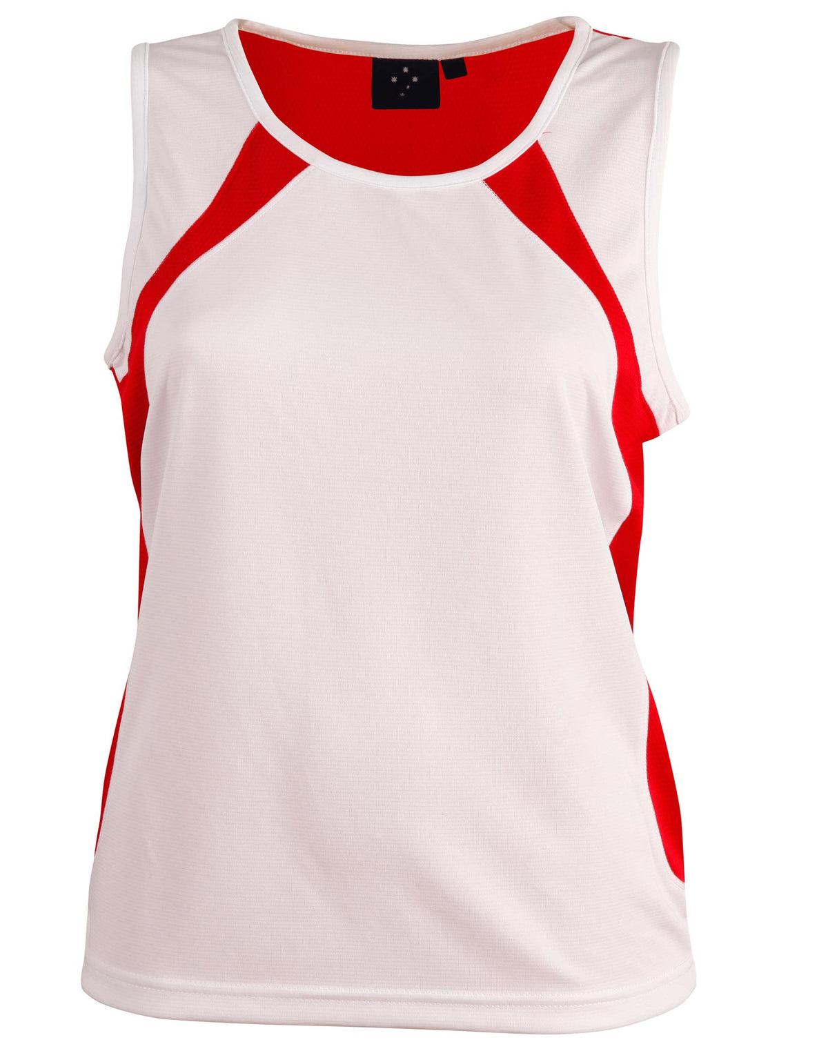 Ladies' Sprint Singlet - TS74 - White / Red