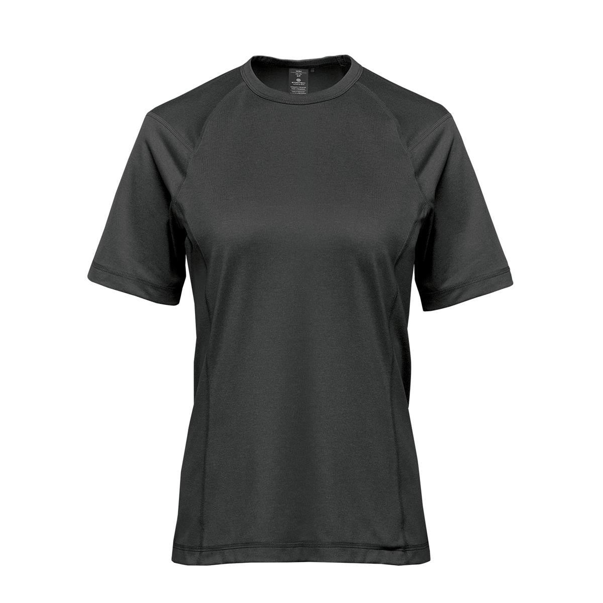Women's Volante H2X-Dry Tee - Charcoal Heather - Front