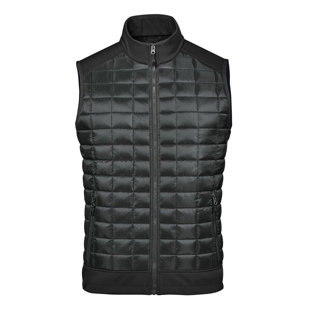 Men's Appalachian Thermal Softshell Vest - Black - Front