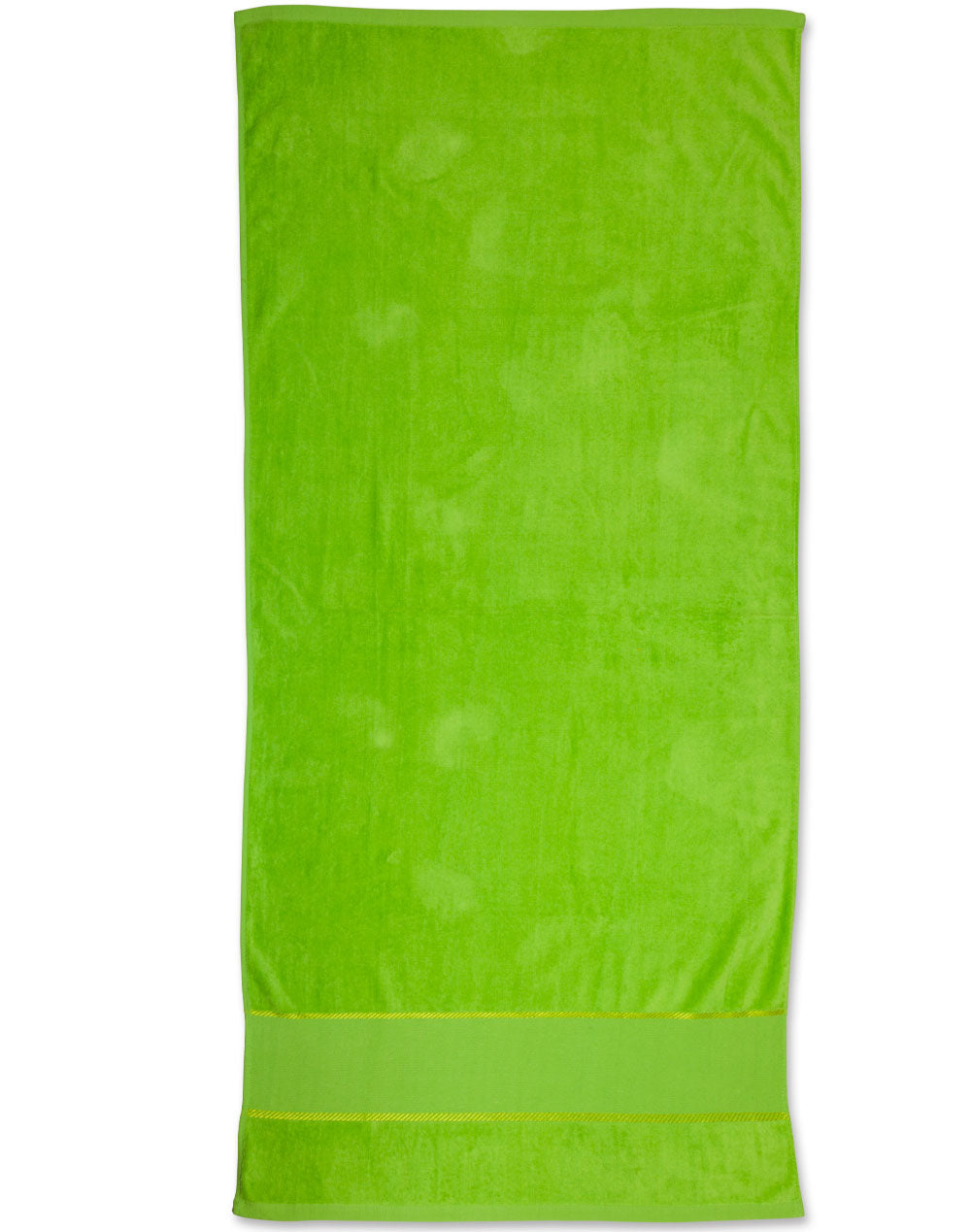 Terry Velour Beach Towel 75X150 Cm - TW04A - Kelly Green
