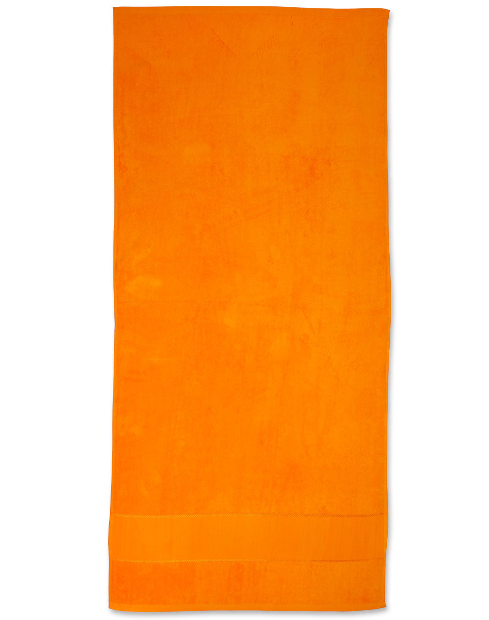 Terry Velour Beach Towel 75X150 Cm - TW04A - Orange