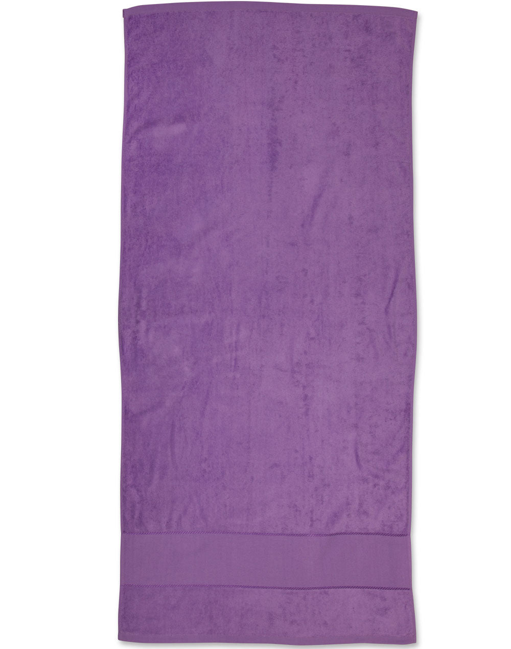 Terry Velour Beach Towel 75X150 Cm - TW04A - Purple