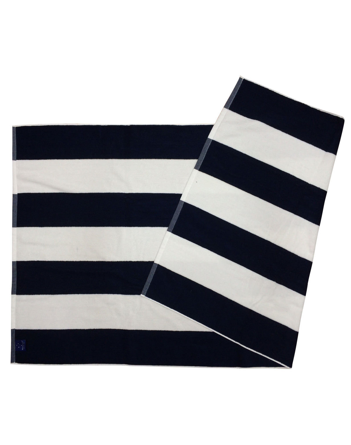 Striped Beach Towel - TW07 - Navy / White