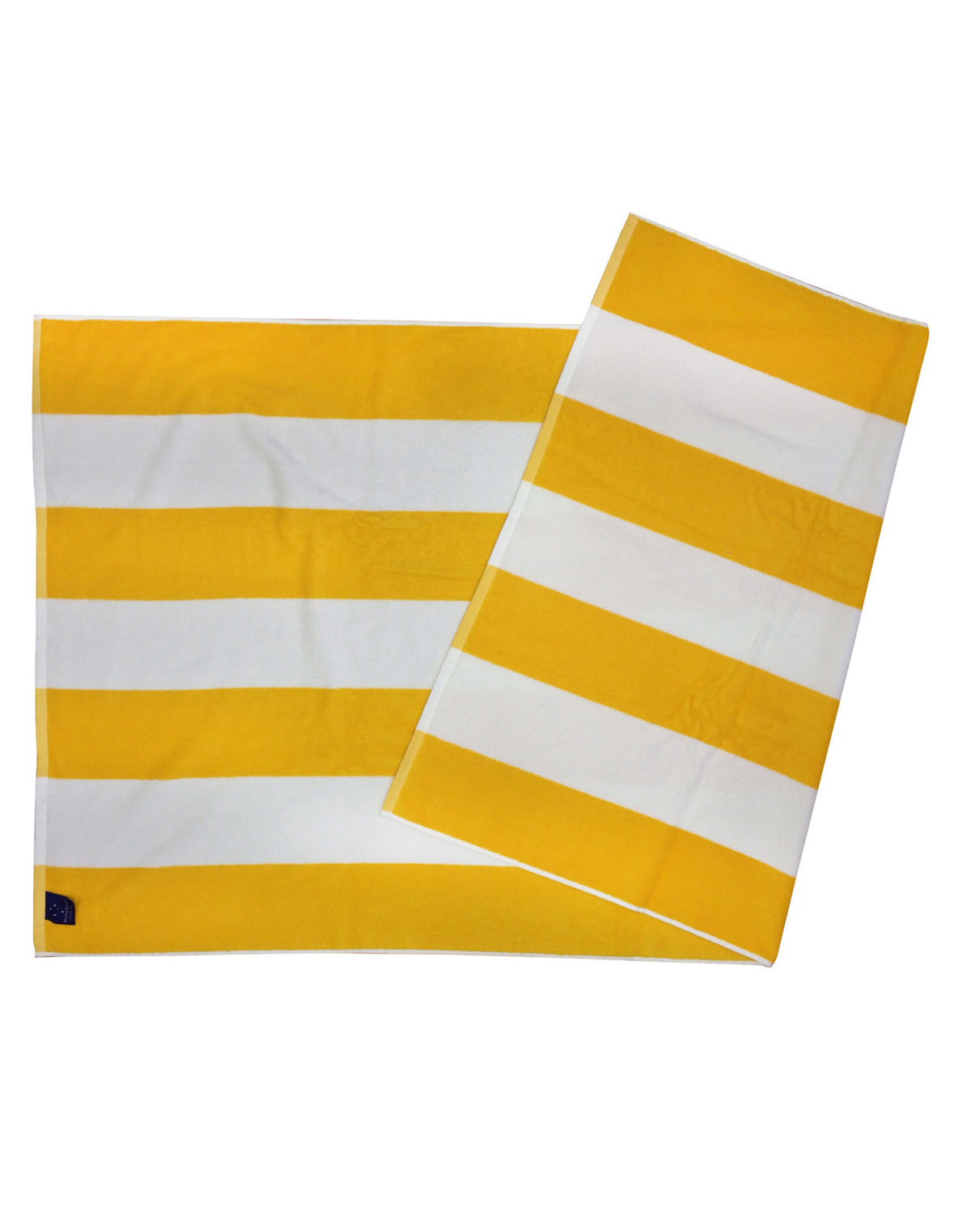 Striped Beach Towel - TW07 - Gold / White