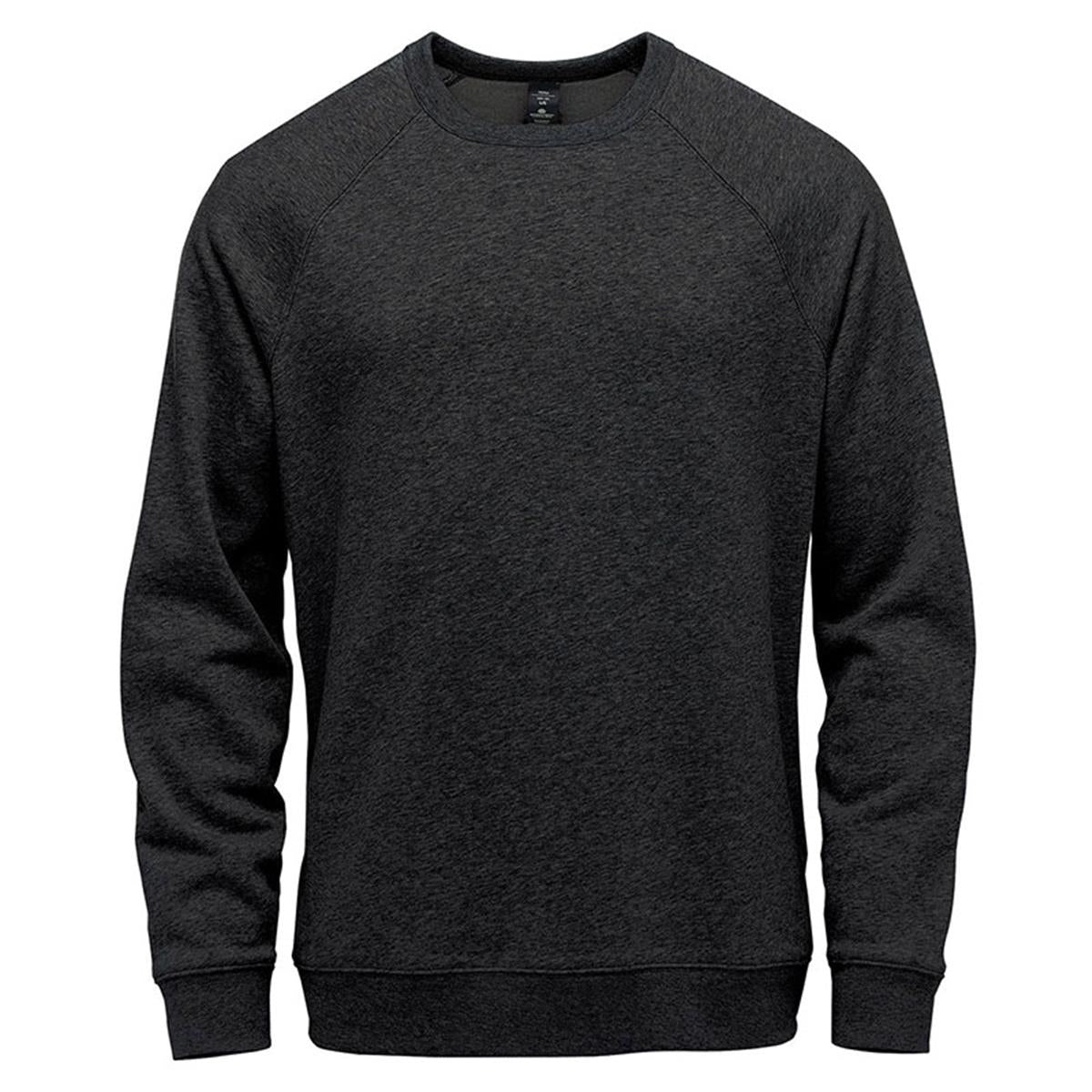 Men's Monashee Fleece Crew Neck Sweater - Black - Front
