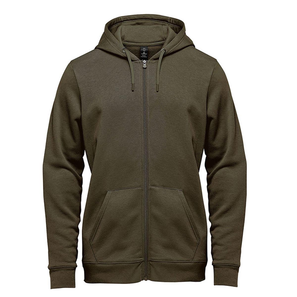 Men's Monashee Fleece Full Zip Hoody - Moss Heather - Front