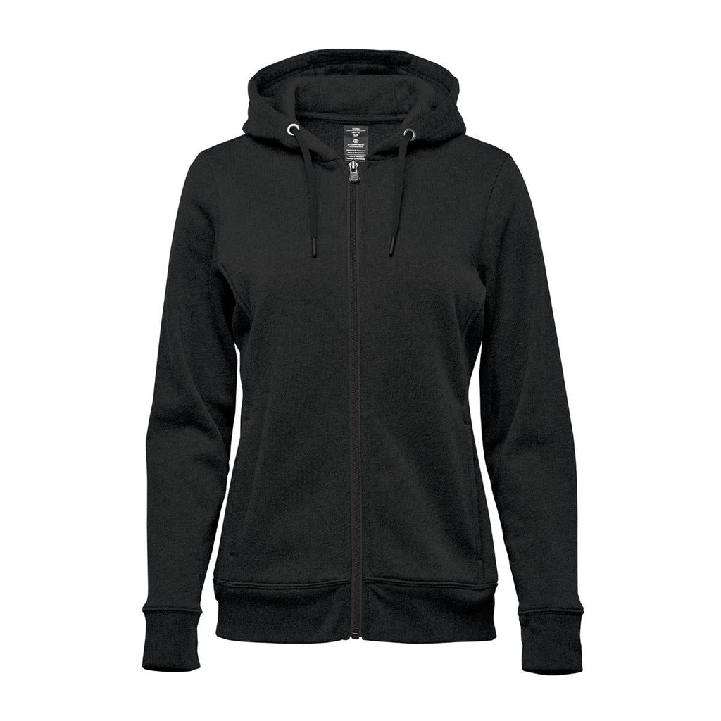 Women's Monashee Fleece Full Zip Hoody - Black - Front