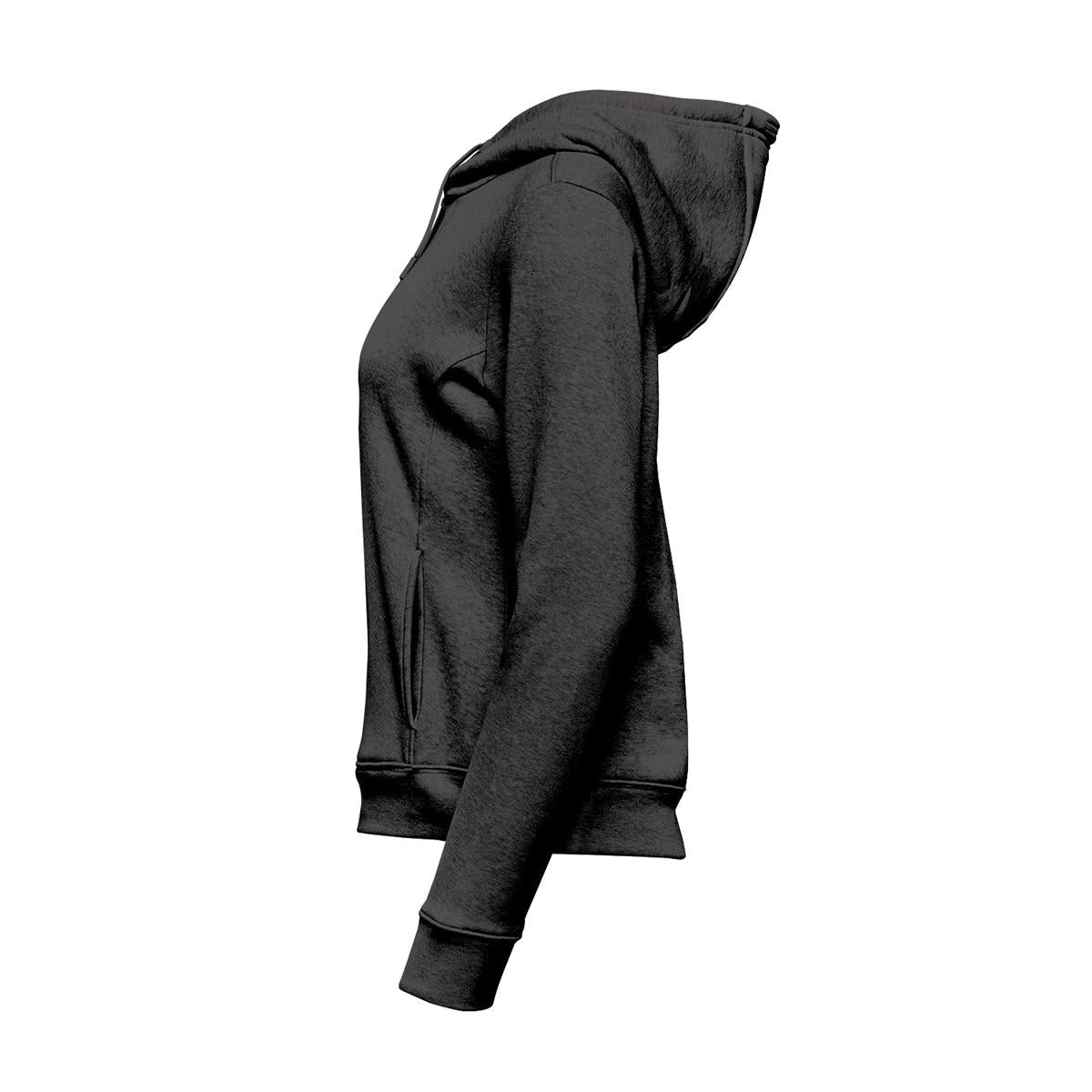 Women's Monashee Fleece Pullover Hoody - Charcoal Heather - Back