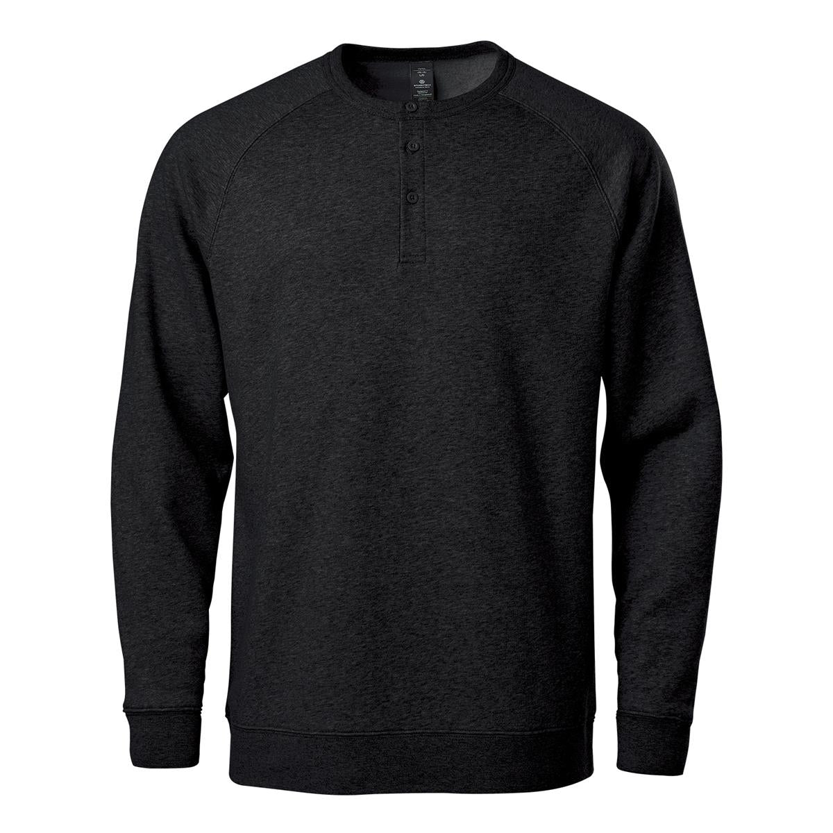 Men's Monashee Henley - Black - Front