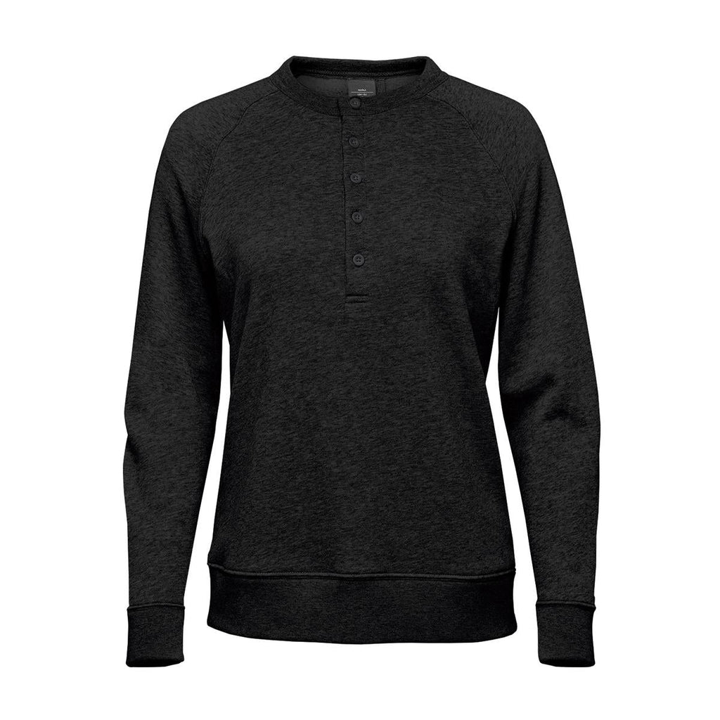 Women's Monashee Henley - Black - Front