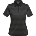 Women's Vibe Polo - Carbon / Black - Front