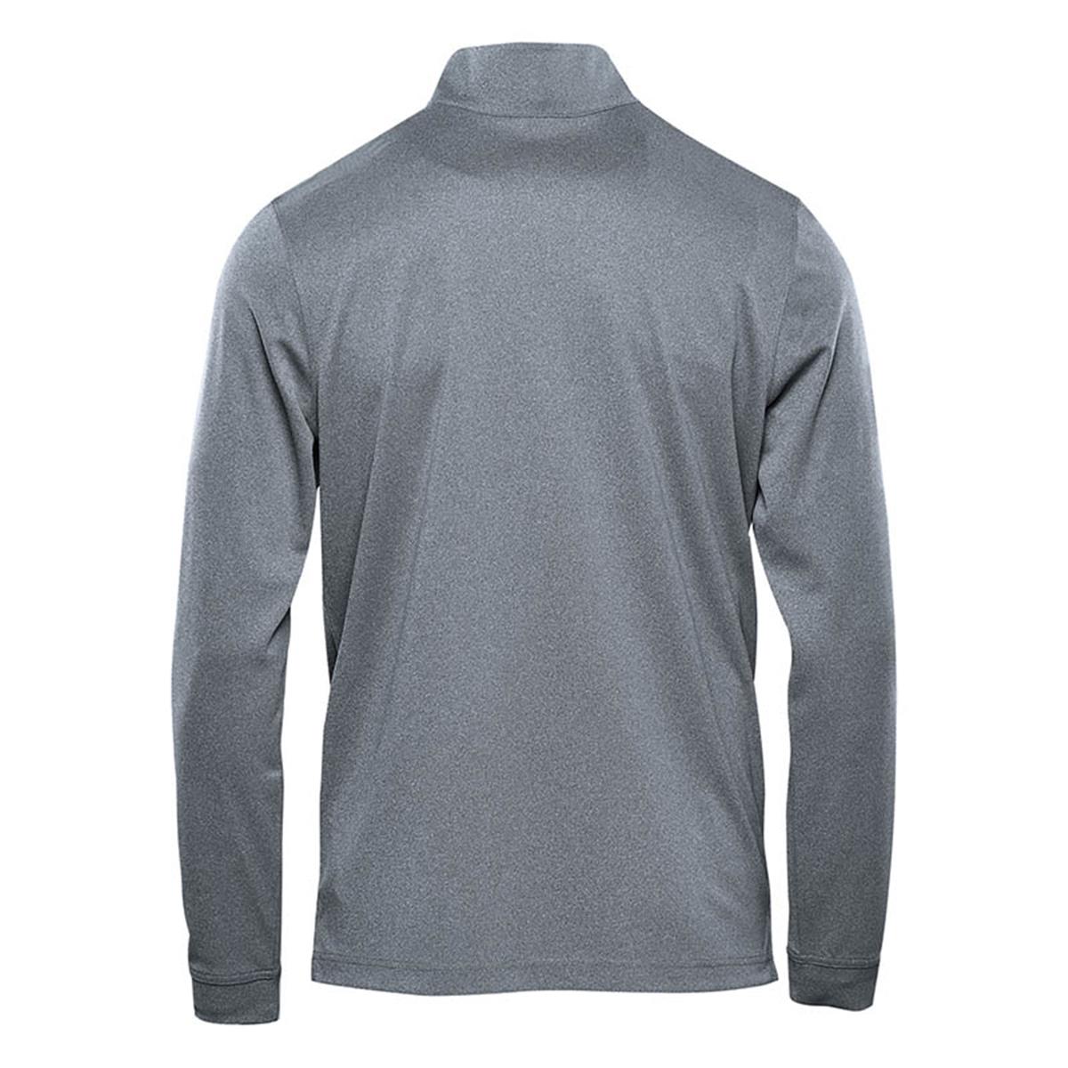Men's Dockyard 1/4 Zip Pullover - Dolphin Heather - Back