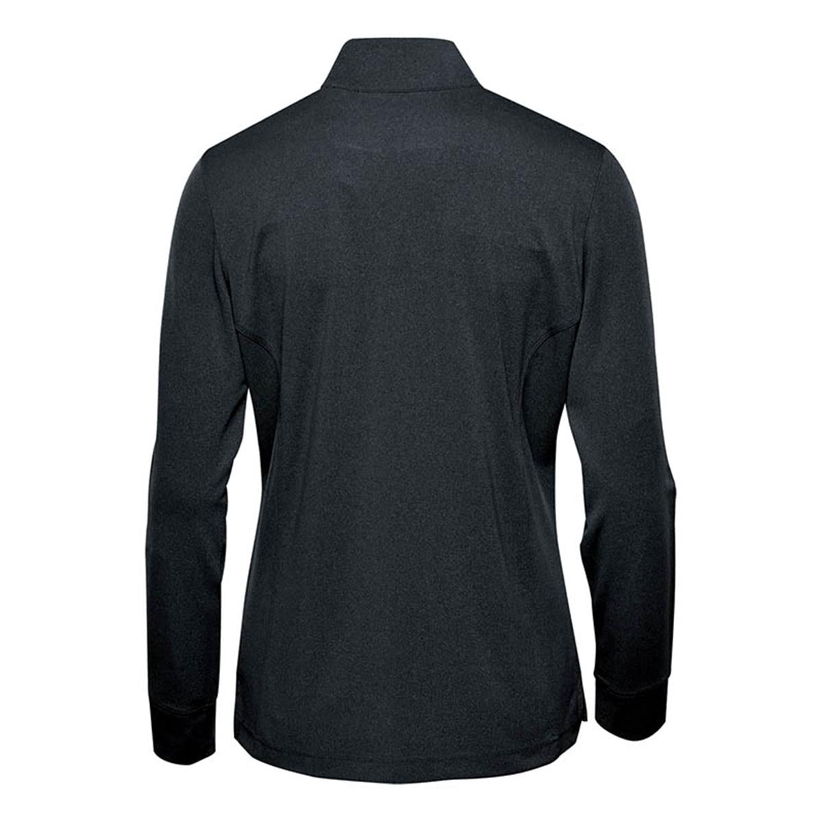 Women's Dockyard 1/4 Zip Pullover - Black - Back