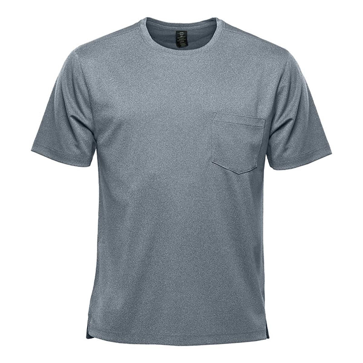 Men's Dockyard Performance Short Sleeve Tee - Dolphin Heather - Front