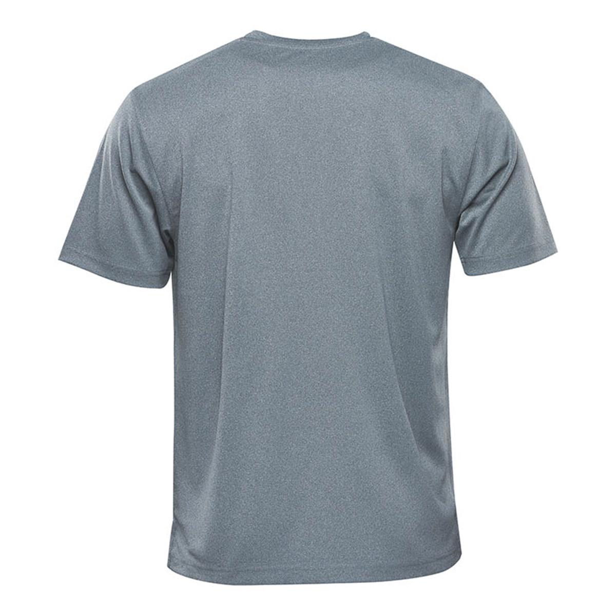 Men's Dockyard Performance Short Sleeve Tee - Dolphin Heather - Back