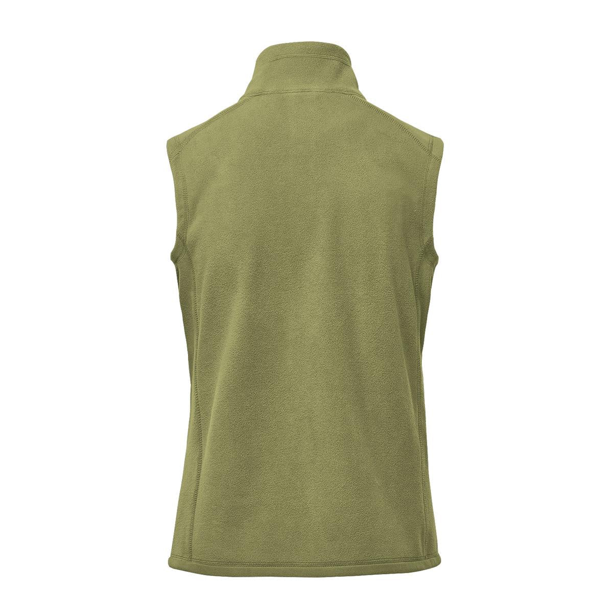 Women's Montauk Fleece Vest - Sage Green - Back